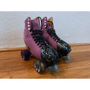 WIFA Street Suede Roller Skates EU37 Purple Atom Pilot Falcon Plate Pulse Wheels
